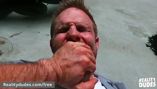 Jay Taylor Fucks The Muscle Gardener Outdoors In HotGaySexSceneRealityDudes