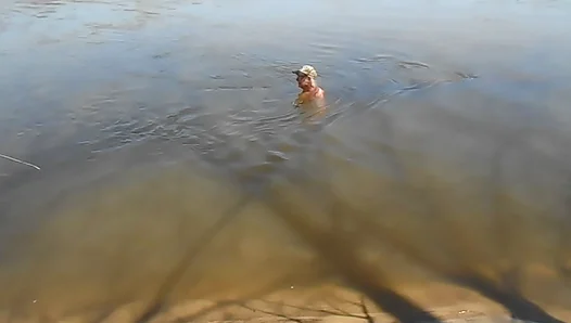First Skinny-Dip of 2020 in Cold Des Moines River Waters