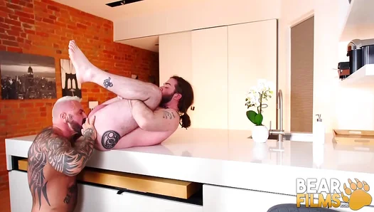 Inked Stud Pounds Hairy Cub Jeremy's Hole in Intense Bear Films Session