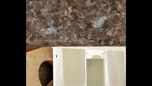 Pissing Into Washing Machine – Uncut Cock Action In The Laundry Room