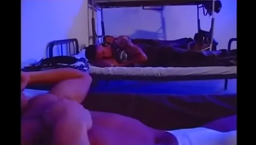 Military Men Engage in Intense Group Orgy with Oral and Anal Action