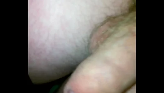 Guy Explores His Ass With a Stick in Public Solo Session