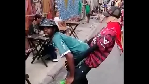 Naughty Flamenguista Fucks Palmeirense Hard During CarnavalGayFun
