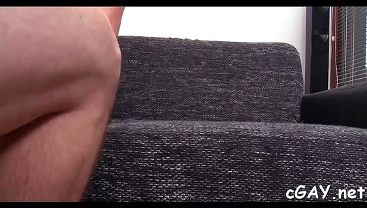 Charming Gay Stud Enjoying Intense Oral Pleasure In Hardcore Session