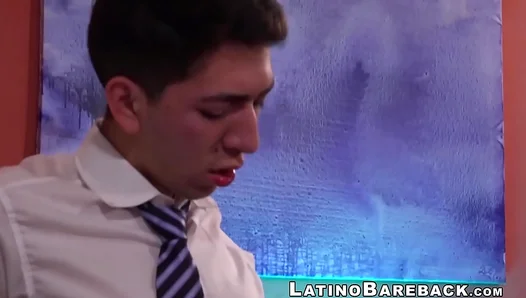 Tied-Up Latinos Enjoy Hard Anal and Doggy Style Bliss
