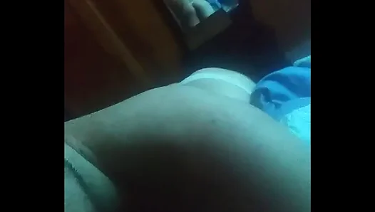 Gay Guy Shows Off His Thong In Mirror For Hot Amateur Action