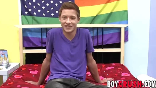 Young 18+ Man Shows Off Anal Play While Masturbating His Big Cock