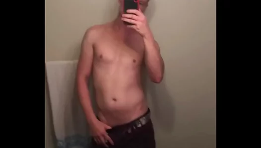 Mitchell Shows Off in a Steamy Solo Gay Twink Session