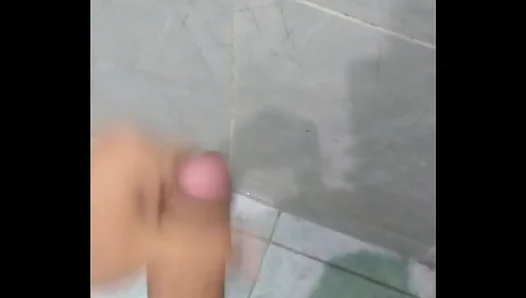 Quarantine Heat – Passionate Bathroom Handjob Session