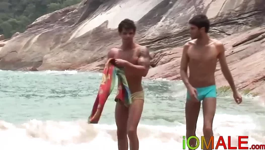 Latino Jock Latino and Kaike Get Wild with Hardcore Gay Sex Outdoors