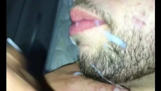 Security Gets a Milky Surprise from Amateur Gay Action