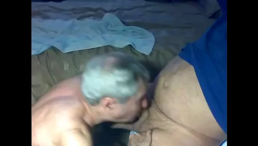 Tommy1 Sucks Dick Like a Pro in Hairy Mature Gay Blowjob Scene