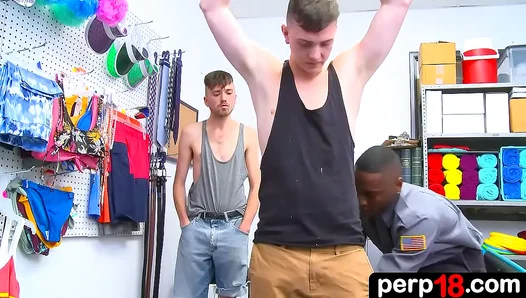 Perps Compromise With Guard for Safe Exit in Intense Gay PriStepSon Fantasy Scene