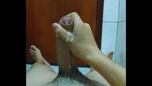 Latino Guy Cums A Lot In HotGayMasturbation Session