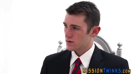 Mormon Elder Gobbles Bishop's Cock In Sinful Blowjob Scene