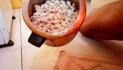 Cream with Popcorn – SoloBoy 18+ Enjoying Fetish Porn Action