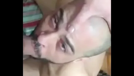 Sucking Hard and Begging for a Slap in This Intense Gay Blowjob Scene