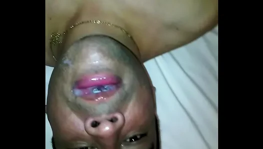 Alan Deepthroats and Gets Bukkaked in Cell Phone Video