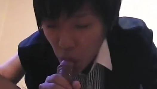 Hung Asian Gay Susumu Receives Sensual Blowjob