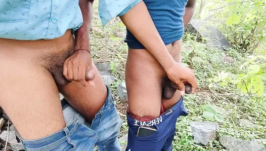 Two College Boys Explore Secret Desires In The Forest, Intimate Moments Caught On Camera