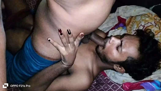 Intimate Moments, Passionate Indian Men Explore Desire In A Rustic Hut Bedroom