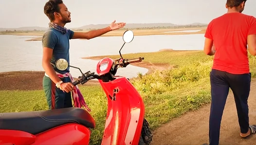 College Boy’s Evening Dilemma, Seductive Mechanic In Sugarcane Field Takes Control