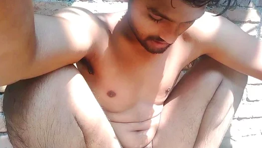 Indian Guy Explores Sensual Forest Fantasy, Outdoor Masturbation Session Captured On Camera