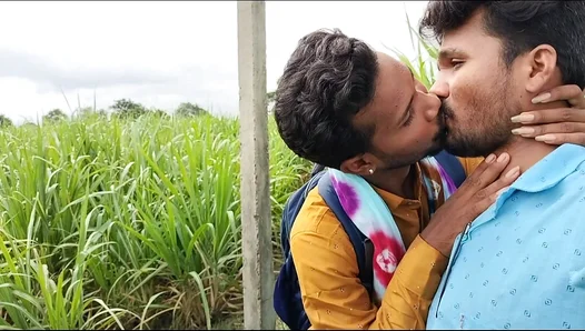 Passionate Kisses In The Sunlit Sugarcane Fields, A Sensual Indian Forest Encounter