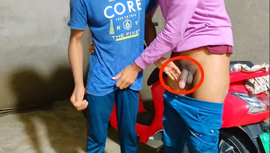 Young College Stud Engages In Passionate Bareback Daylight Sex With Older Man - Hindi Voices