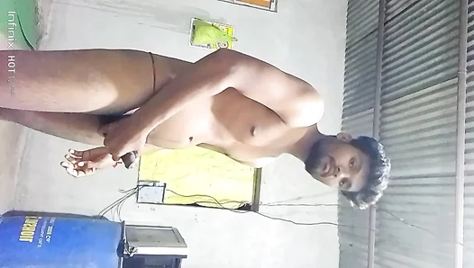 Desi Village Boy Seductively Masturbates In Cozy Room