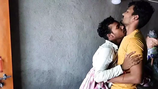 Morning Shower Kisses, Two College Boys Share Intimate Moments Before Class