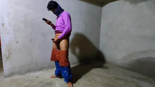 Rural Lust, Desperate Boy Teases With Massive Cock In Stealthy Masturbation Session