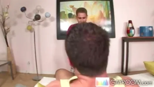Hot Gay Guys Hold Phones During Sexy Seduction Scenes