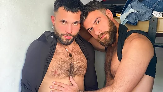 Seductive Latino Driver Rodrigo El Santo fucks Hot Soccer Player Eric Deen Hardcore