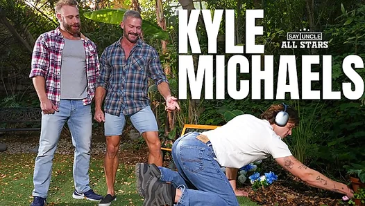 Gardener Takes On Two Hard Cocks in 4K Action