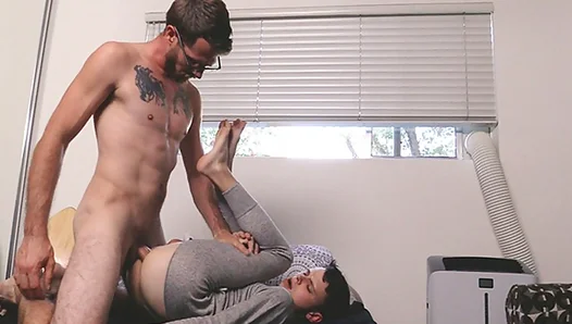 Horny StepDad Alex Surprise Stepson With Cock Sucking Action