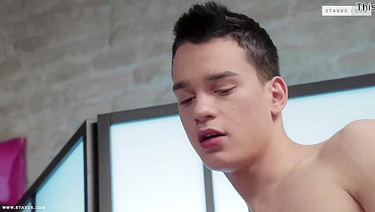Joel Tamir and Sammy Case ~ Sideways Bareback Anal Bliss - Staxus