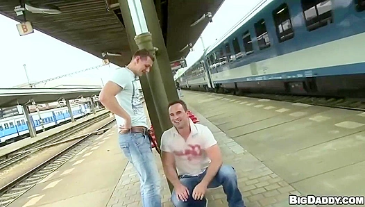 Steamy Train Station Anal Adventure ~ Andy & Mallev Get Wild Out In Public