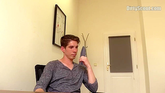 Skinny Euro Twink Spreads Wide for That Thick Cock - Dirty Scout