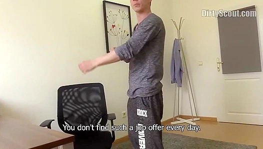 Skinny Euro Twink Spreads Wide for That Thick Cock - Dirty Scout