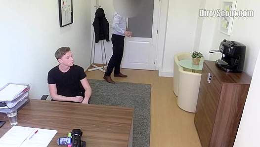 Amateur Hottie Takes Huge Cumshot After Rough Anal - Dirty Scout