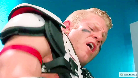 Johnny V and Aaron Savvy Get Wild ~ Football Players Fuck in the Grass