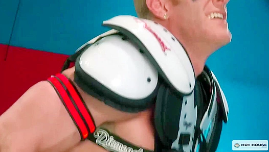 Johnny V and Aaron Savvy Get Wild ~ Football Players Fuck in the Grass