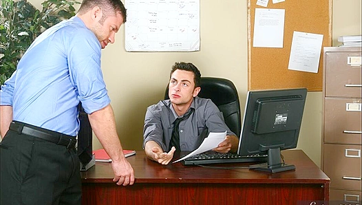 Hard At Work ~ Office AssFuck with Tristan Phoenix & Tristan Jaxx