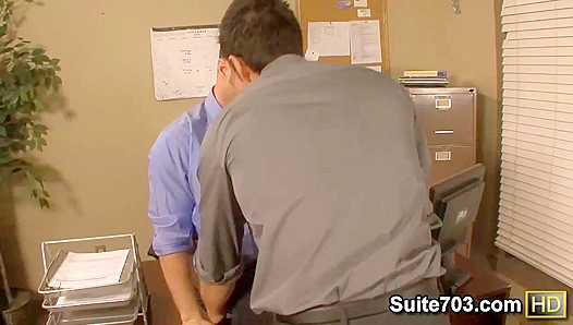 Hard At Work ~ Office AssFuck with Tristan Phoenix & Tristan Jaxx