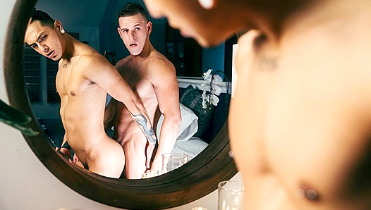 Savage Anal Heat ~ Shane Cook & Mateo Vice Go Wild in Dim Lighting