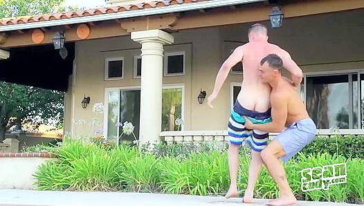 Sean Cody ~ Eager Bottom Cums Hard While Getting Barebacked