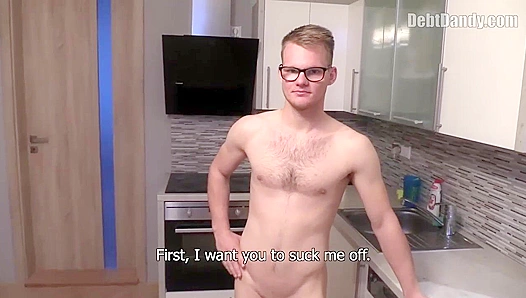 Debt Dandy ~ Nerdy Amateur Fucked by His Collector