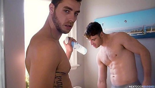 Nextdoor Buddies ~ Carter Woods & Michael Boston's Raw Anal Encounter