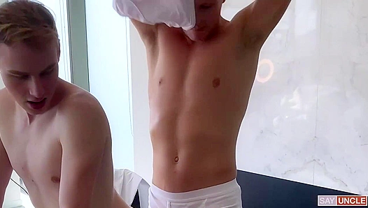 Bible Study Turns Hot ~ Raw Anal With Eric Charming & Lukas Stone - Missionary Boys